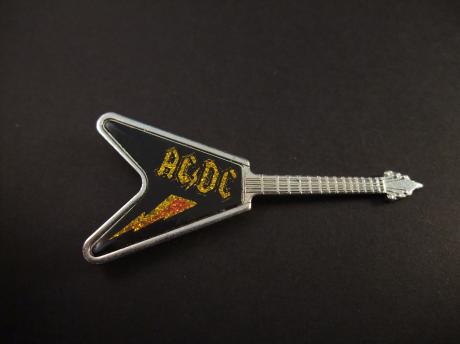 ACDC hardrockband Australië gitaar zwart